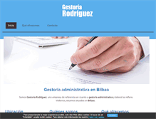 Tablet Screenshot of gestoriarodriguez.net